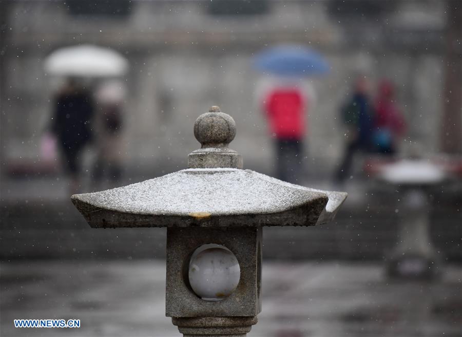 CHINA-XI'AN-SNOWFALL(CN)