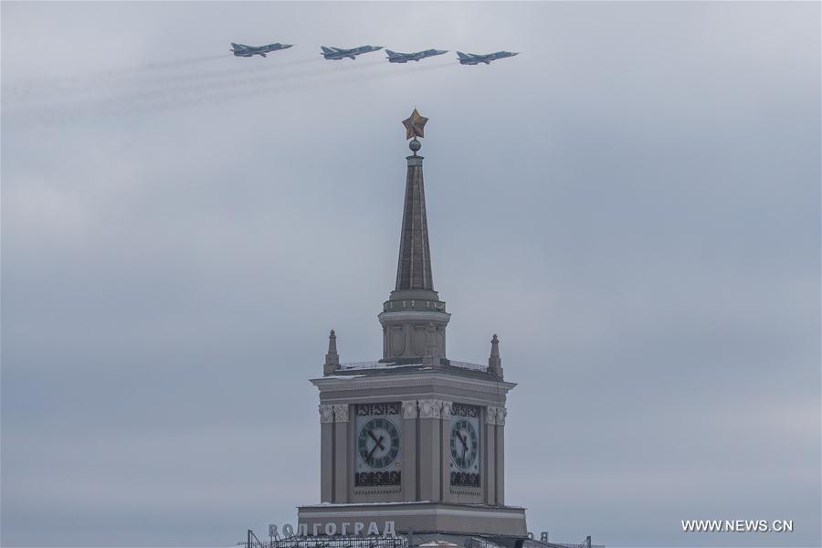 RUSSIA-VOLGOGRAD-STALINGRAD BATTLE-ANNIVERSARY-CELEBRATION