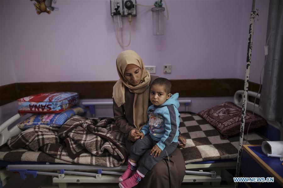 MIDEAST-GAZA CITY-HOSPITAL-CANCER-MEDICAL SUPPLIES-SHORTAGE