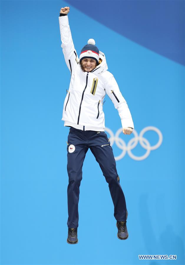 (SP)OLY-SOUTH KOREA-PYEONGCHANG-SPEED SKATING-LADIES' 5000M-MEDAL CEREMONY