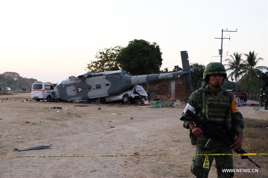 MEXICO-OAXACA-HELICOPTER-CRASH