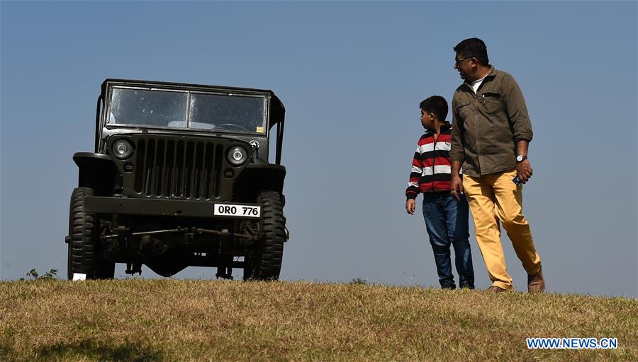 INDIA-NEW DELHI-VINTAGE CAR-SHOW