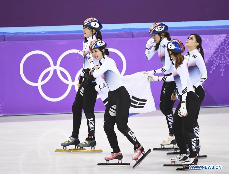 (SP)OLY-SOUTH KOREA-PYEONGCHANG-SHORT TRACK-LADIES' 3000M RELAY