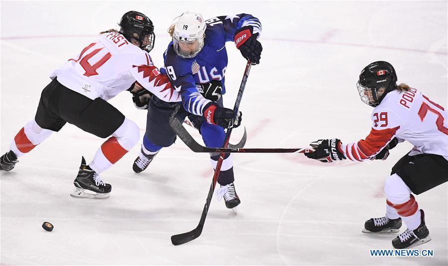 (SP)OLY-SOUTH KOREA-PYEONGCHANG-ICE HOCKEY-WOMEN-FINAL-USA VS CAN