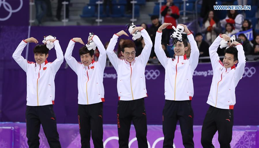 (SP)OLY-SOUTH KOREA-PYEONGCHANG-SHORT TRACK-MEN'S 5000M RELAY