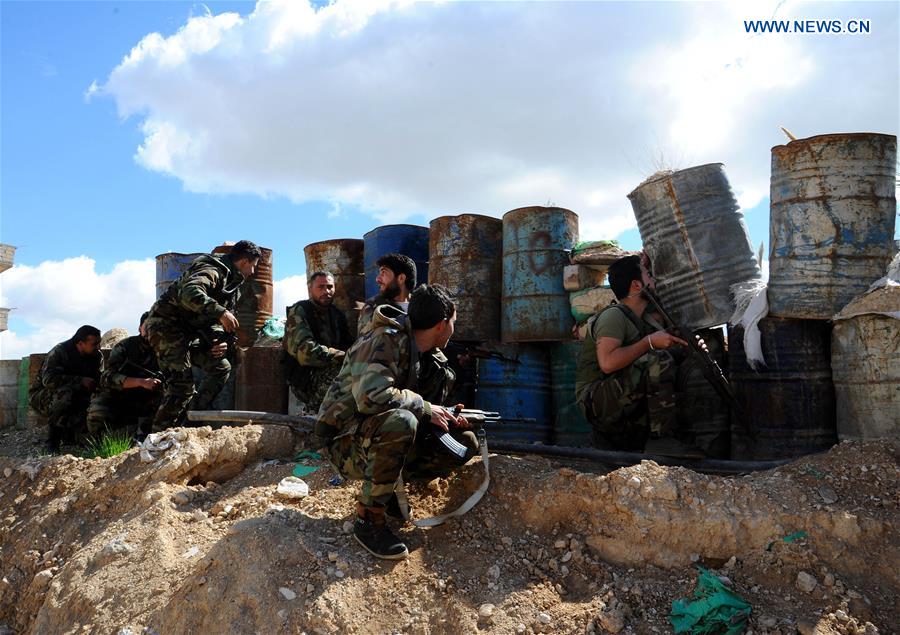 SYRIA-DAMASCUS-COUNTRYSIDE-HUMANITARIAN-CROSSING