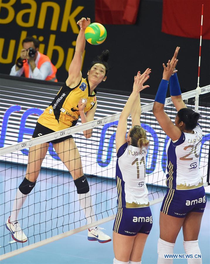 (SP)TURKEY-ISTANBUL-CEV CHAMPIONS LEAGUE-PLAYOFFS-VAKIFBANK VS VOLERO ZURICH