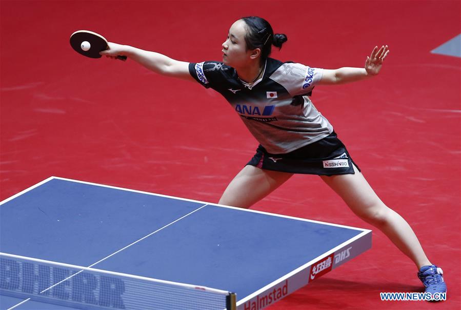 (SP)SWEDEN-HALMSTAD-TABLE TENNIS-WORLD TEAM CHAMPIONSHIPS-DAY 3