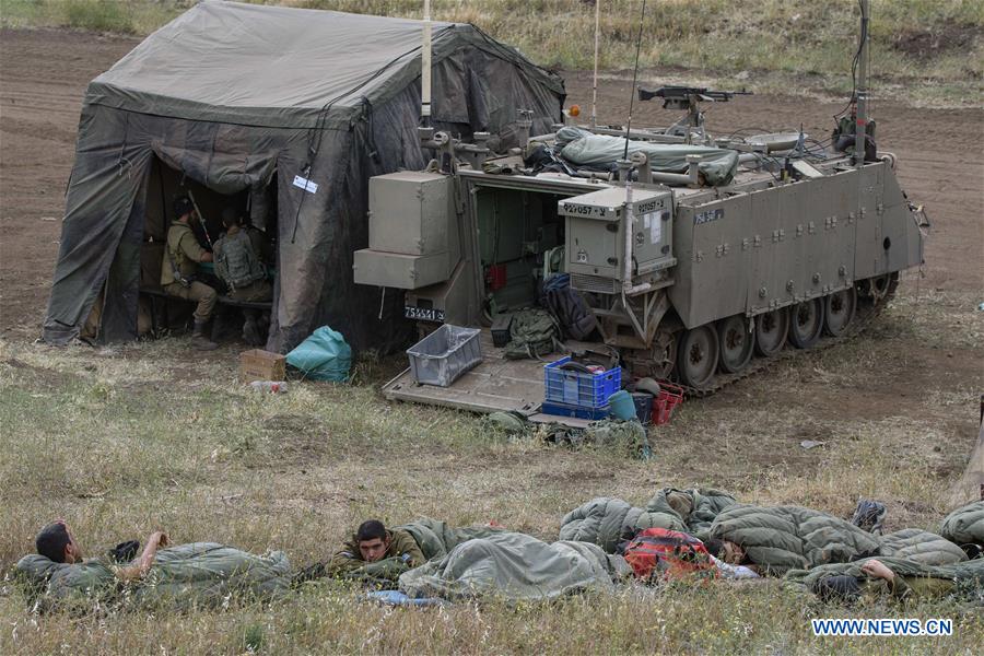 MIDEAST-GOLAN HEIGHTS-IDF-DRILL