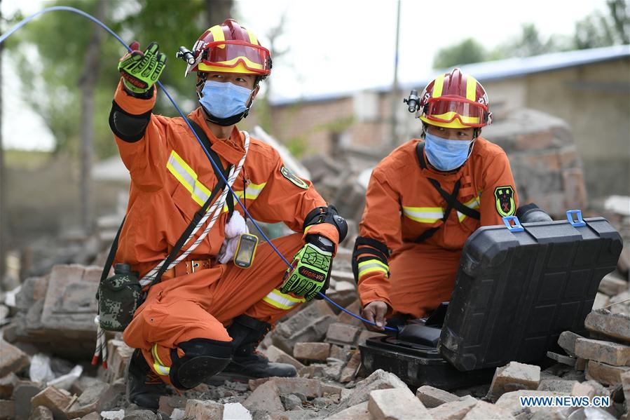 CHINA-NINGXIA-DISASTER-EARTHQUAKE-DRILL (CN)