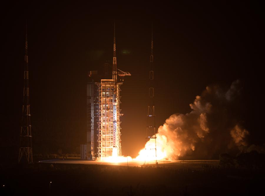 CHINA-TAIYUAN-GAOFEN-5 SATELLITE-LAUNCHED