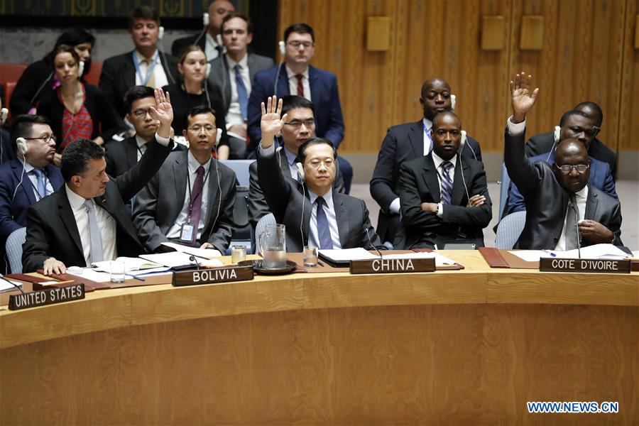 UN-SECURITY COUNCIL-PALESTINE-MA ZHAOXU