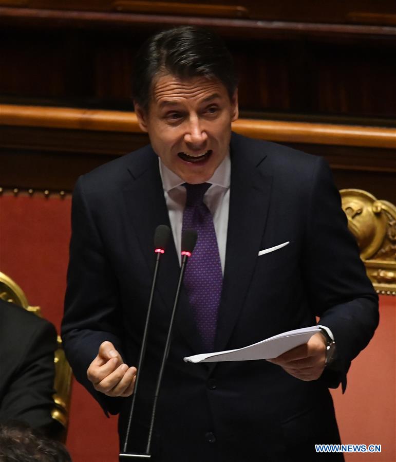 ITALY-ROME-SENATE-GOVERNMENT-CONFIDENCE VOTE