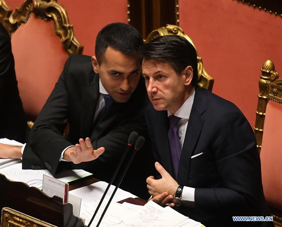 ITALY-ROME-SENATE-GOVERNMENT-CONFIDENCE VOTE