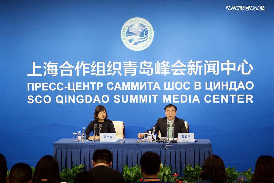 (SCO SUMMIT) CHINA-QINGDAO-SCO-SUMMIT-TOURISM-COOPERATION-PRESS CONFERENCE (CN)