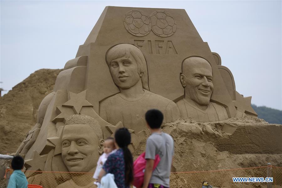 CHINA-ZHEJIANG-ZHOUSHAN-SAND SCULPTURE (CN)