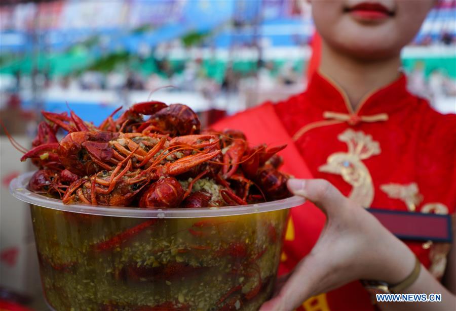 CHINA-JIANGSU-XUYI-CRAYFISH-FEAST (CN)