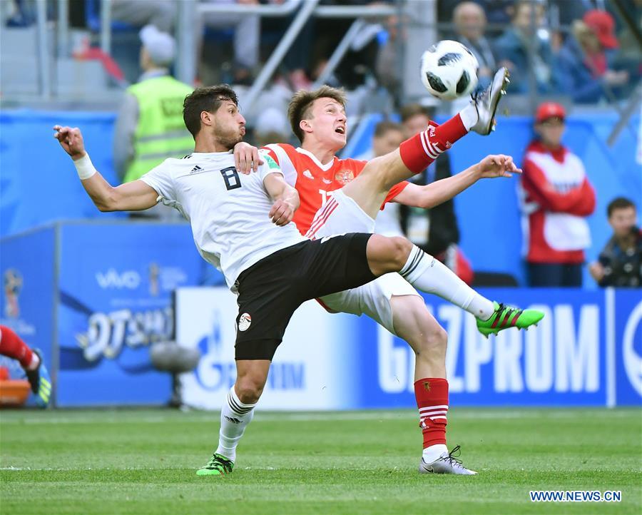 (SP)RUSSIA-SAINT PETERSBURG-2018 WORLD CUP-GROUP A-RUSSIA VS EGYPT