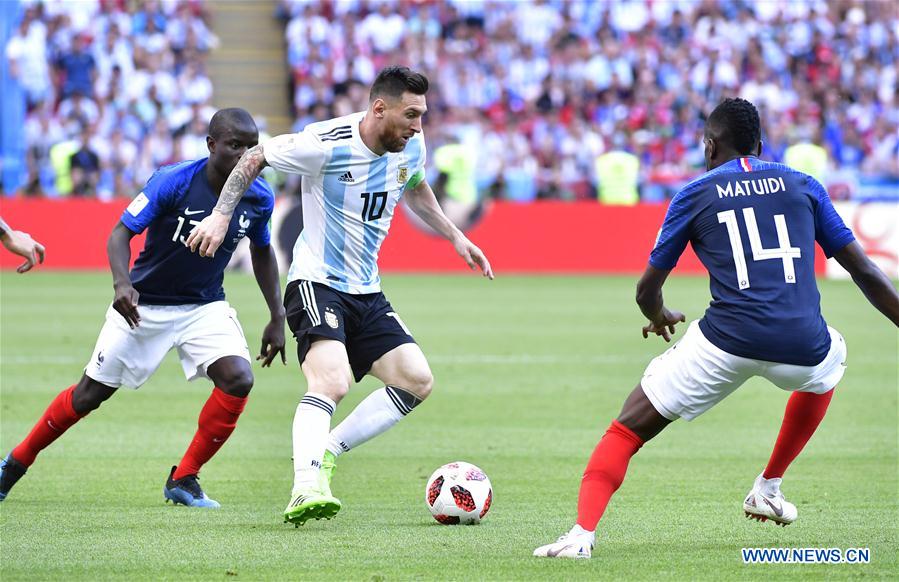 (SP)RUSSIA-KAZAN-2018 WORLD CUP-ROUND OF 16-FRANCE VS ARGENTINA