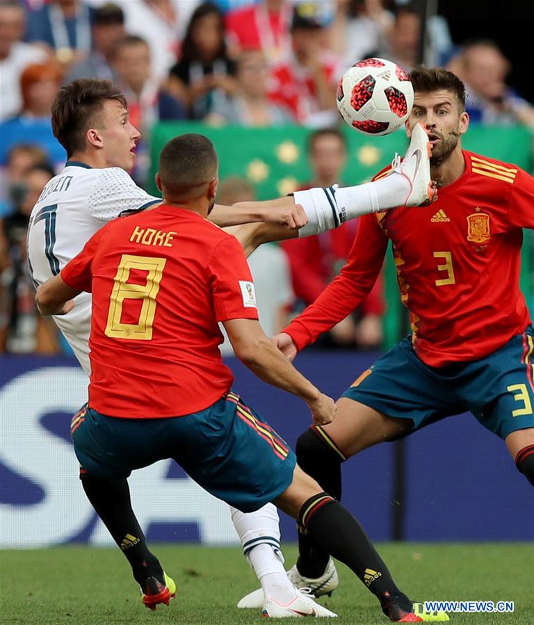 (SP)RUSSIA-MOSCOW-2018 WORLD CUP-ROUND OF 16-SPAIN VS RUSSIA