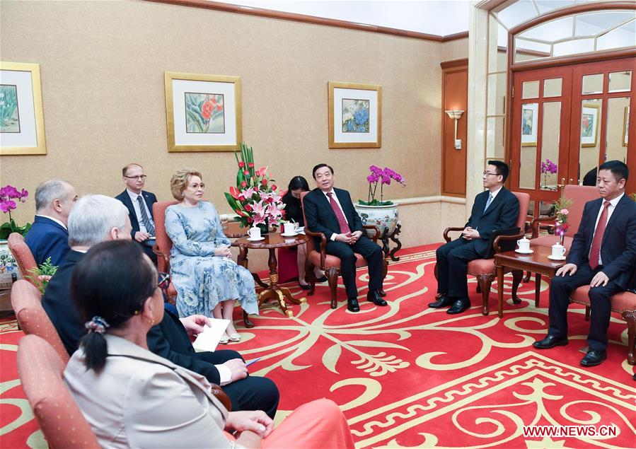 CHINA-BEIJING-WANG CHEN-RUSSIA-VALENTINA MATVIYENKO-MEETING (CN)