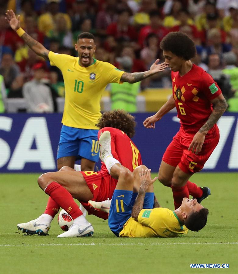 (SP)RUSSIA-KAZAN-2018 WORLD CUP-QUARTERFINAL-BRAZIL VS BELGIUM