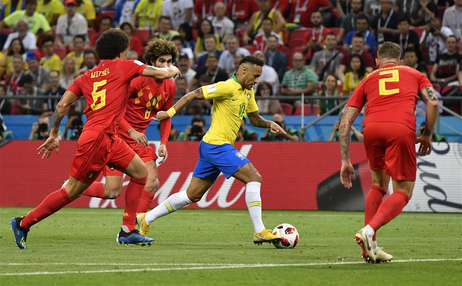 (SP)RUSSIA-KAZAN-2018 WORLD CUP-QUARTERFINAL-BRAZIL VS BELGIUM