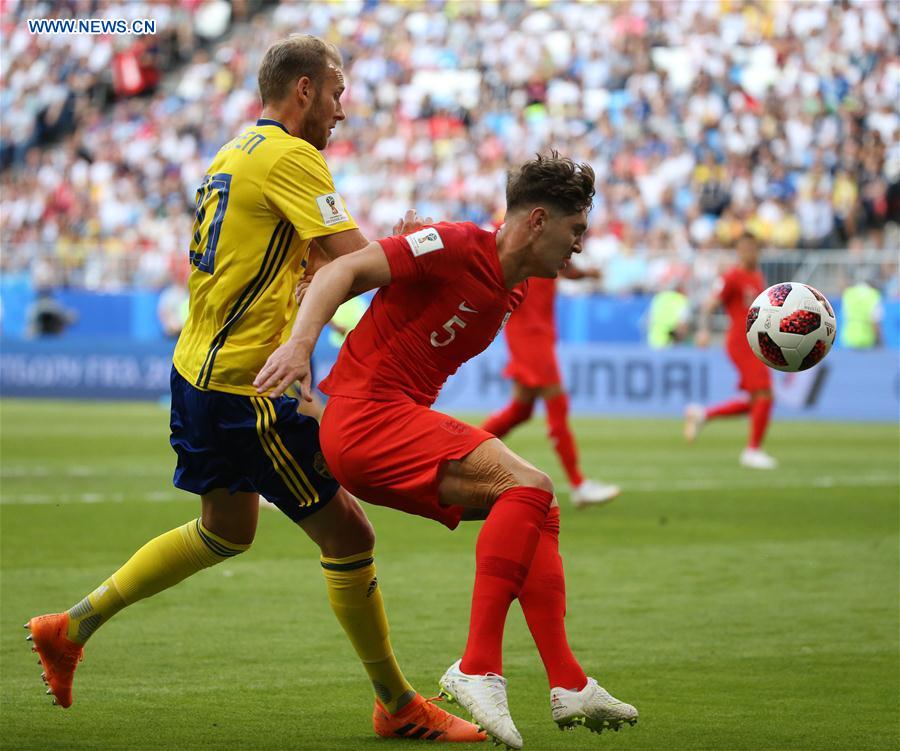 (SP)RUSSIA-SAMARA-2018 WORLD CUP-QUARTERFINAL-SWEDEN VS ENGLAND