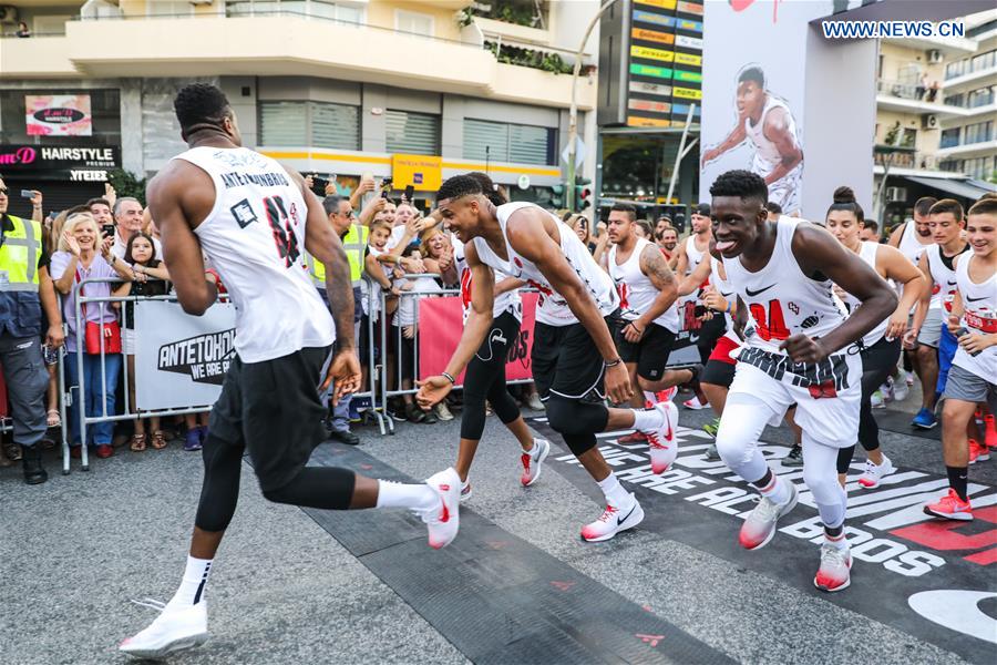 (SP)GREECE-ATHENS-ANTETOKOUNMPO CHARITY RUN