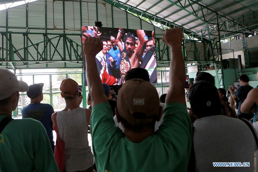 (SP)PHILIPPINES-MARIKINA-BOXING-PACQUIAO VS MATTHYSSE