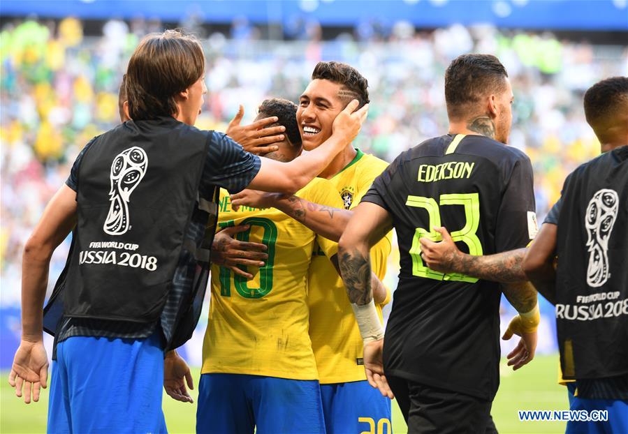 (SP)RUSSIA-SAMARA-2018 WORLD CUP-ROUND OF 16-BRAZIL VS MEXICO