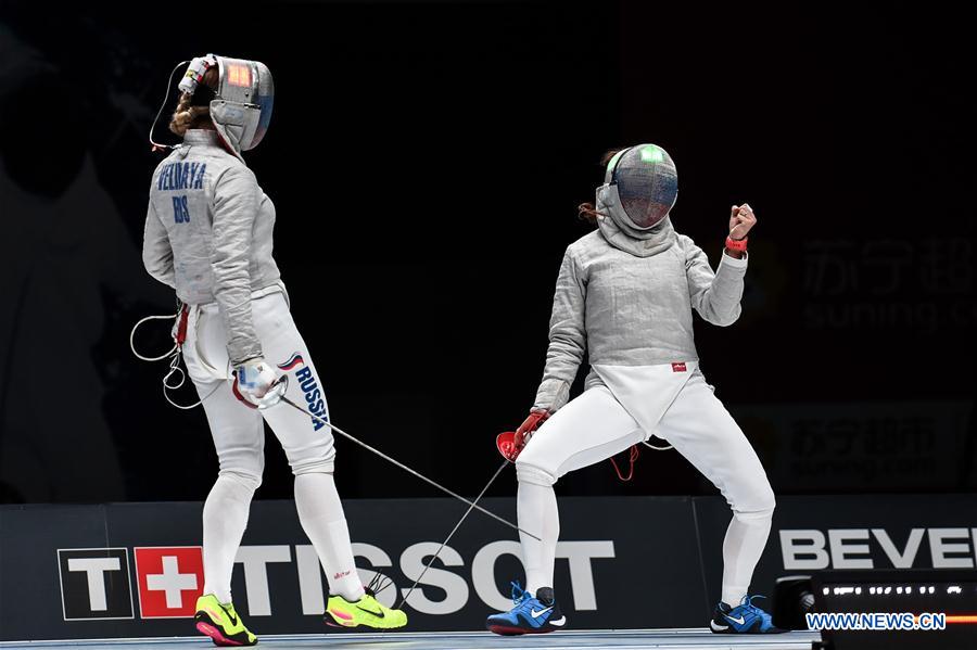 (SP)CHINA-JIANGSU-WUXI-FENCING-WORLD CHAMPIONSHIPS (CN)