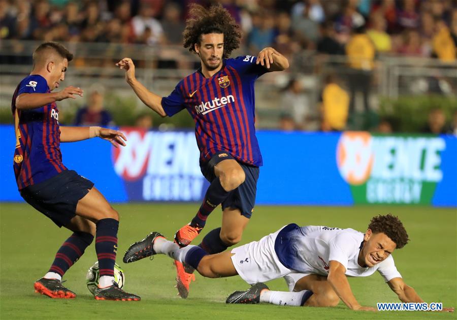 (SP)U.S.-PASADENA-SOCCER-INT'L CHAMPION CUP-BARCELONA VS HOTSPUR