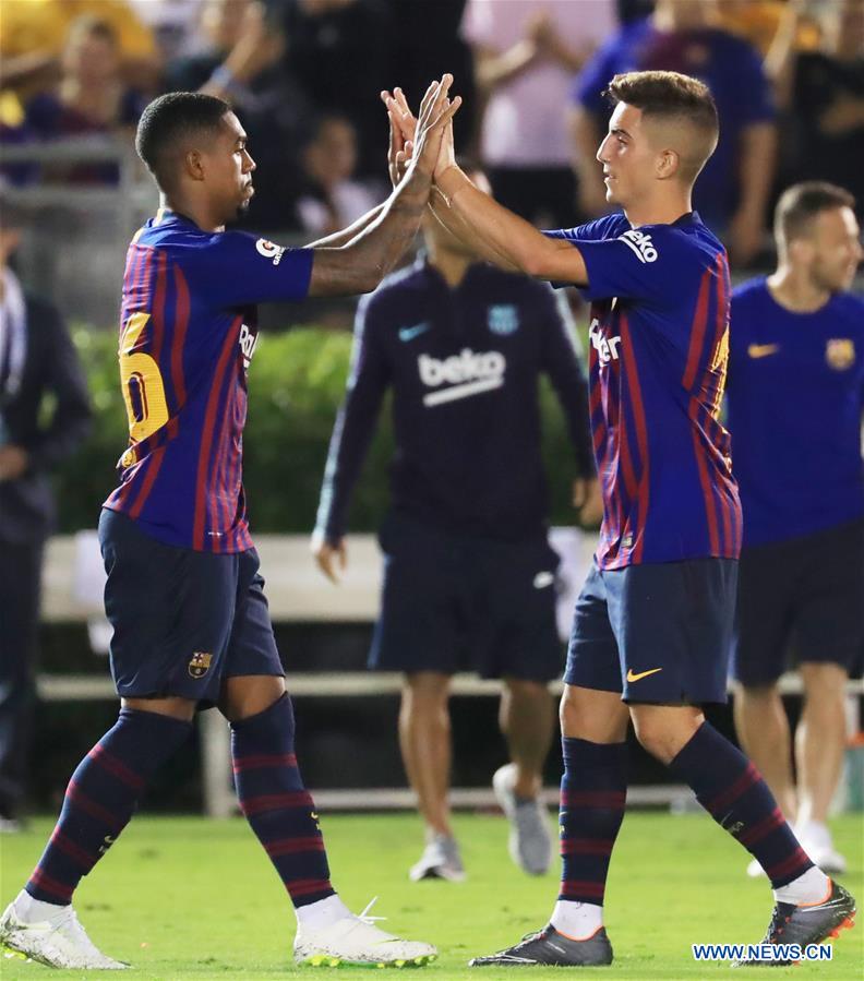 (SP)U.S.-PASADENA-SOCCER-INT'L CHAMPION CUP-BARCELONA VS HOTSPUR