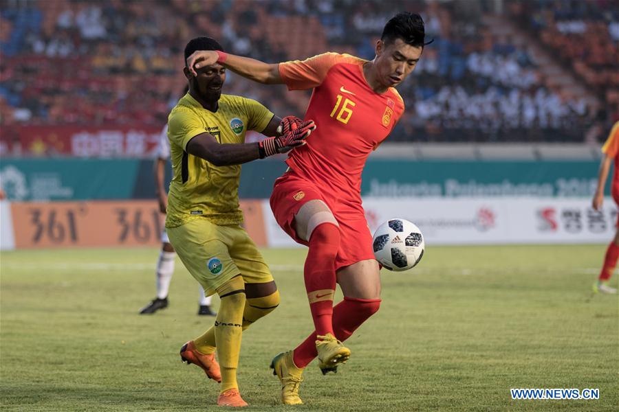 (SP)INDONESIA-BANDUNG-ASIAN GAMES-FOOTBALL-CHINA VS TIMOR LESTE