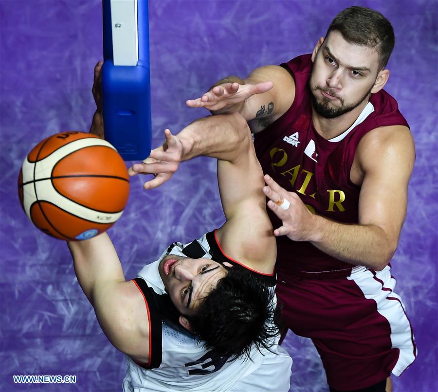 (SP)INDONESIA-JAKARTA-ASIAN GAMES-BASKETBALL-JAPAN VS QATAR