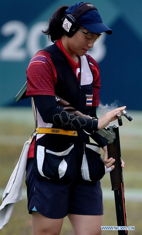 (SP)INDONESIA-PALEMBANG-ASIAN GAMES-SHOOTING-WOMEN'S SKEET