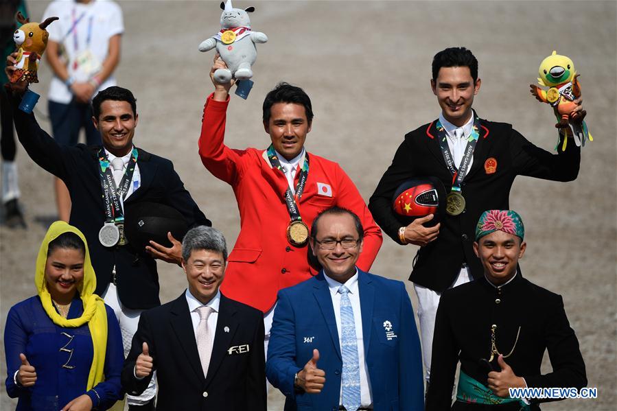 (SP)INDONESIA-PALEMBANG-ASIAN GAMES 2018-EQUESTRIAN-EVENTING INDIVIDUAL