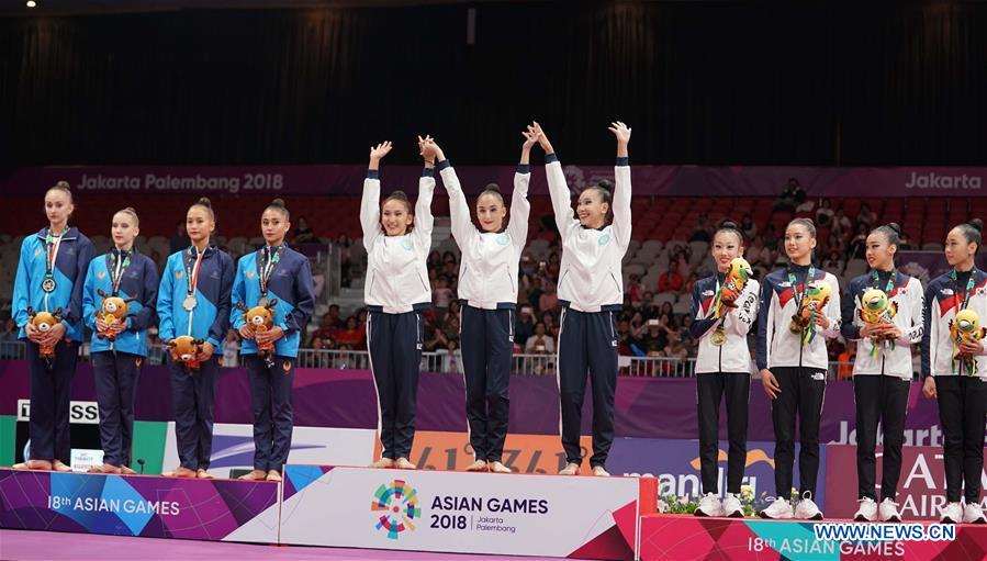 (SP)INDONESIA-JAKARTA-ASIAN GAMES-RHYTHMIC GYMNASTICS