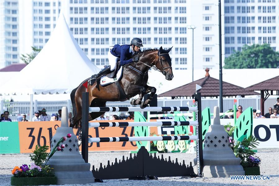 (SP)INDONESIA-JAKARTA-ASIAN GAMES-EQUESTRIAN-JUMPING INDIVIDUAL