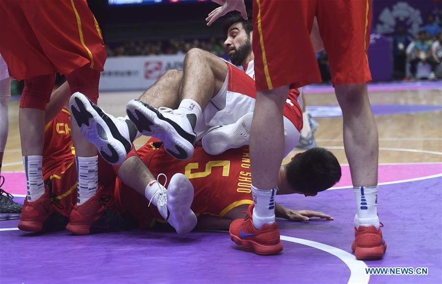 (SP)INDONESIA-JAKARTA-ASIAN GAMES-MEN'S BASKETBALL FINAL-CHINA VS IRAN