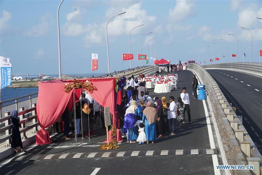 MALDIVES-CHINA-FRIENDSHIP BRIDGE-MASS WEDDING