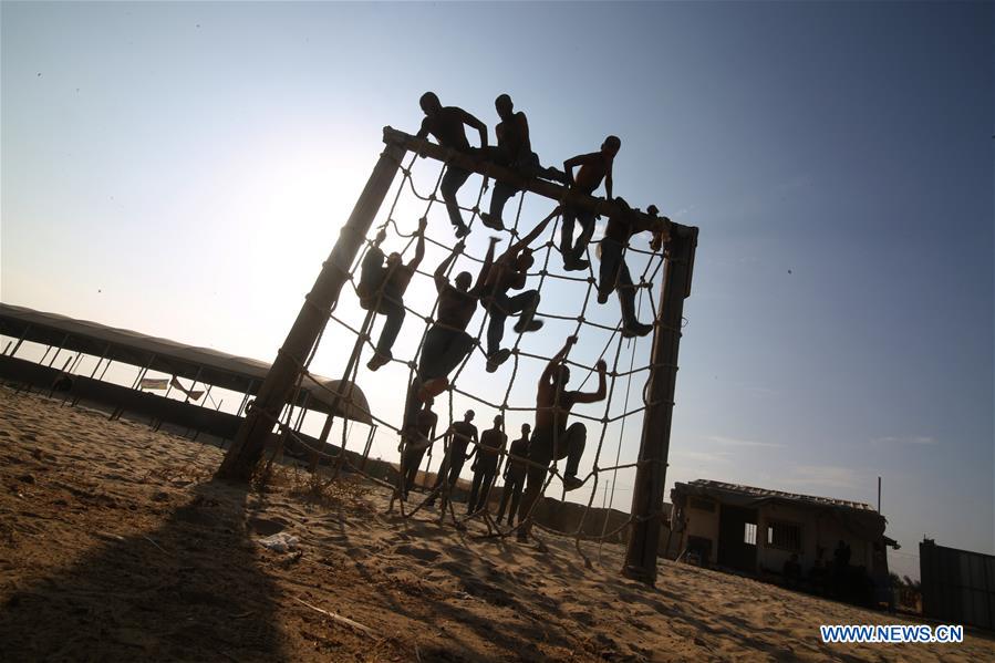 MIDEAST-GAZA-POLICE-COLLEGE