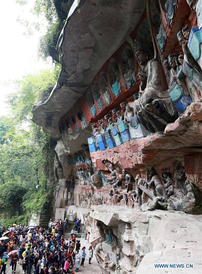 CHINA-CHONGQING-DAZU ROCK CARVING-TOURISM (CN)