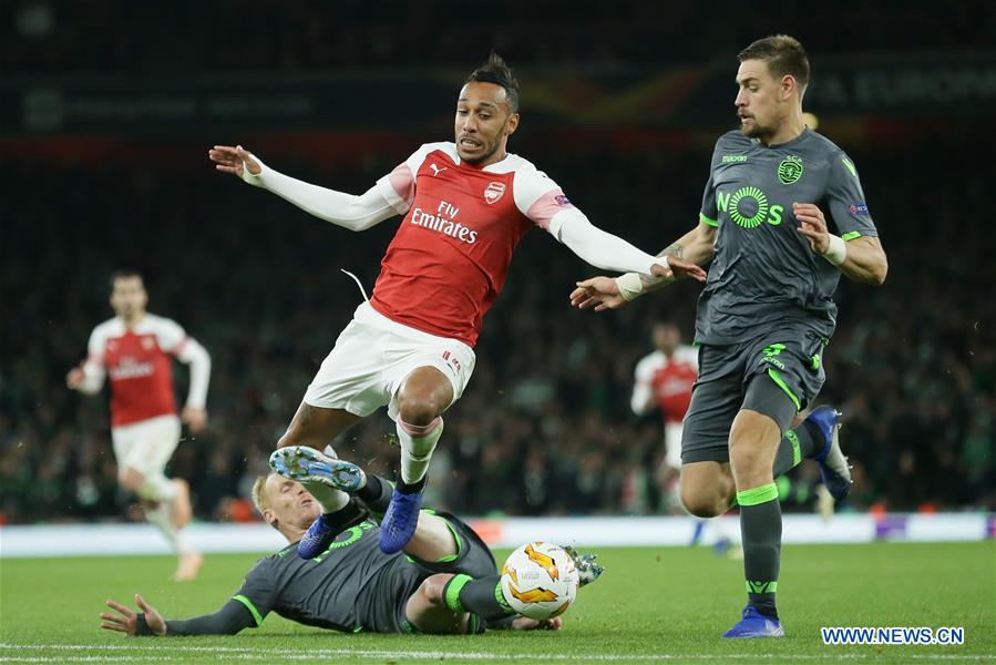 (SP) BRITAIN-LONDON-FOOTBALL-EUROPA LEAGUE-ARSENAL VS SPORTING LISBON