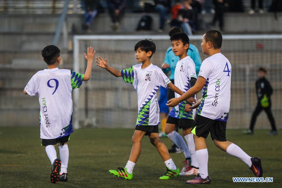 SPAIN-BARCELONA-CHINA-YOUNG FOOTBALL PLAYER