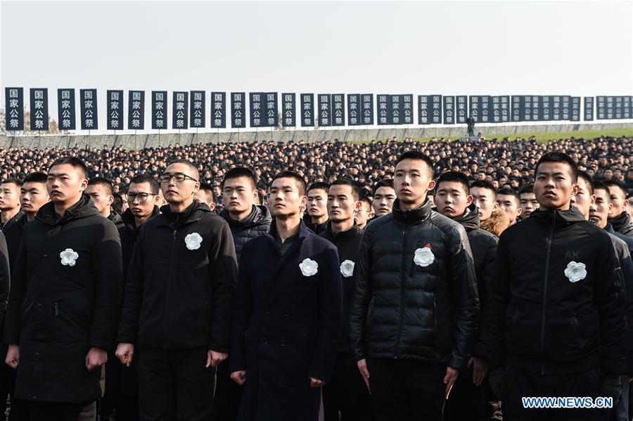 CHINA-NANJING MASSACRE VICTIMS-STATE MEMORIAL CEREMONY(CN)