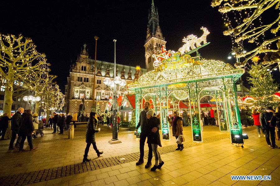 GERMANY-HAMBURG-CHRISTMAS MARKET