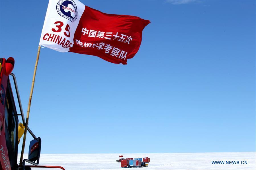 ANTARCTICA-CHINA-INLAND EXPEDITION-DEPATURE