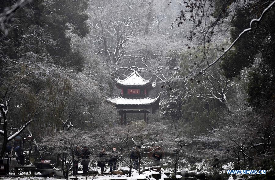 CHINA-CHANGSHA-YUELU MOUNTAIN-SNOW (CN)